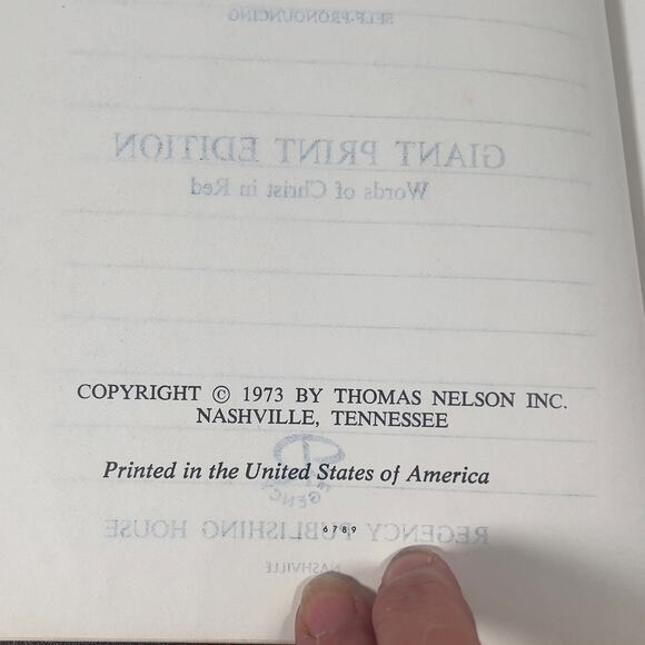 Riverside Giant Print Red Letter Edition Bible King James Version Pic Edition - Picture 7 of 16